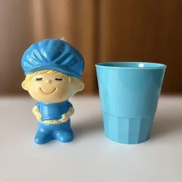 미즈모리 아도 칫솔 홀더 파랑