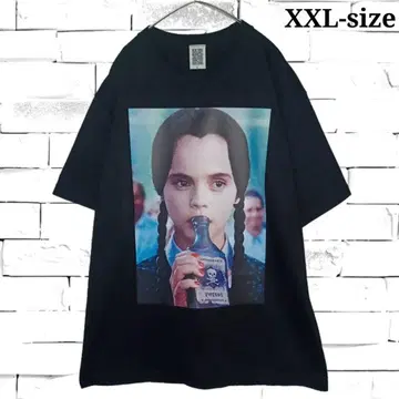 [ 새상품 ] 아담스 패밀리 웬즈데이 T셔츠 블랙 4