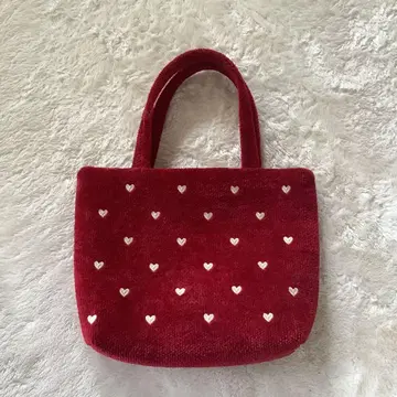 LOVERARY by FEILER 와인 레드 토트백