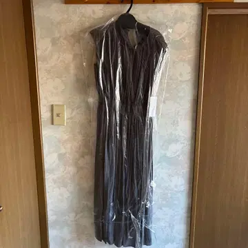 슬리브리스 그레이 셔츠 원피스