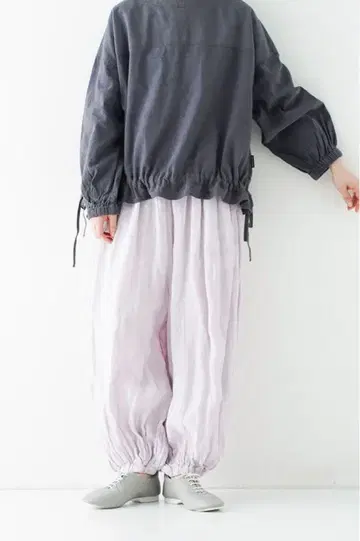 nest robe 네스트로브 천축 x 직물 콤비 2way 상의 네스트로브