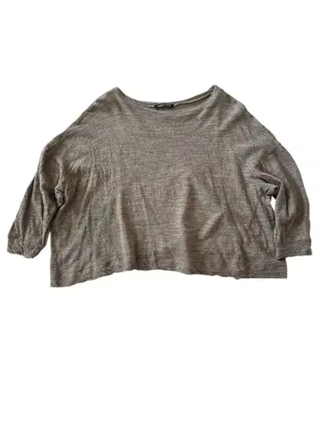 미즈이로 인드 베이지 코쿤 풀오버 니트