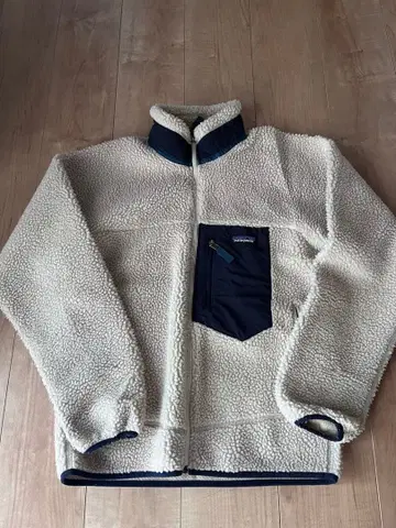 patagonia 레트로X 플리스 자켓 S 사이즈 크림 네이비