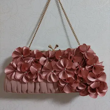 [미사용] 플라워 모티브 체인 파티 백