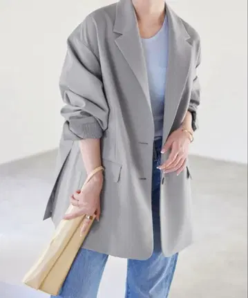 [ SLOBE IENA ] 드라이 폴리 박시 자켓