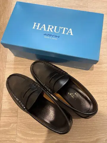 HARUTA 하루타 로퍼 블랙 24.5cm