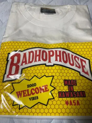 BADHOP 티셔츠 XL 화이트 BADHOPHOUSE