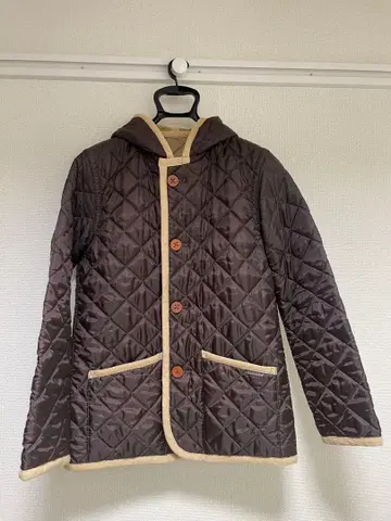 LAVENHAM 브라운 퀼팅 자켓 SHIPS