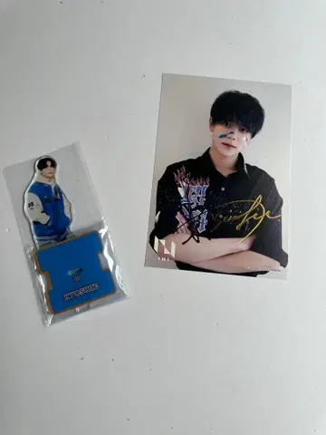 INI 후지마키 쿄스케 아크릴 스탠드, 사인 포스카