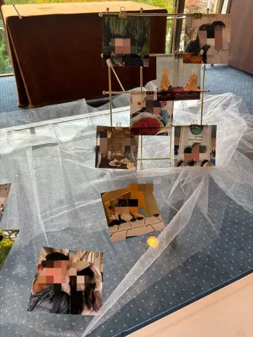 웰컴 스페이스 세트 사진 액자