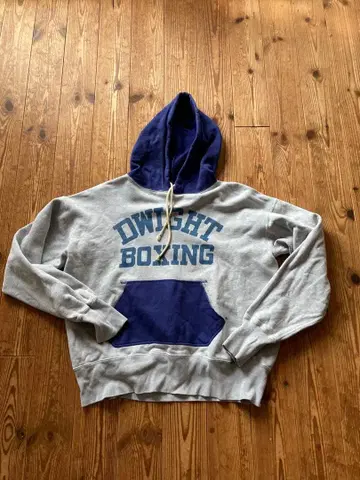 조 맥코이 DWIGHT BOXING 후드티 그레이 네이비