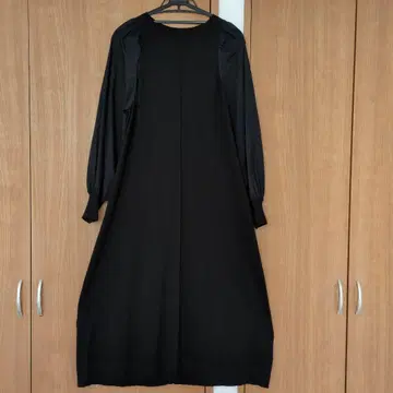 SHIPS 직물 콤비 니트 원피스