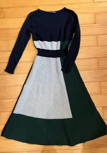 스트로베리 필드 리브 니트 원피스