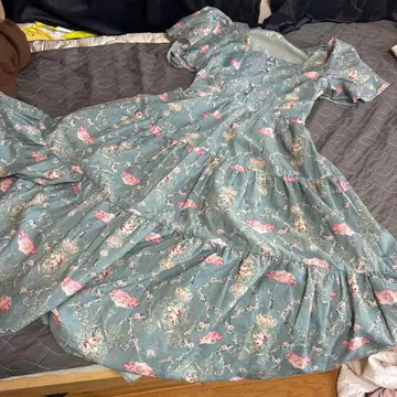 axesfemme 롱 원피스 클래시컬 화려한 화려한