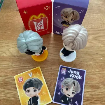 bts 한국 한정판 맥도날드 TinyTAN 정국 테테 V 피규어