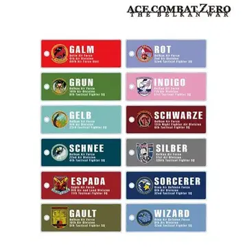 트레이딩 아크릴 키택 전 12개 에이스 컴뱃 ZERO