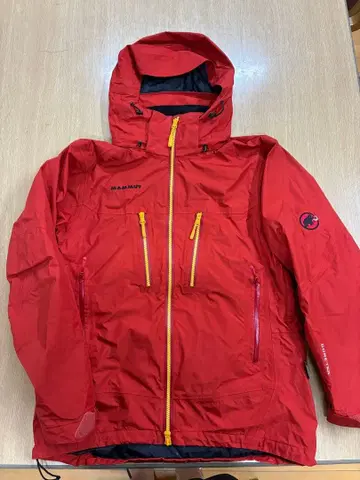 MAMMUT GORE-TEX 빨간색 마운틴 후드티