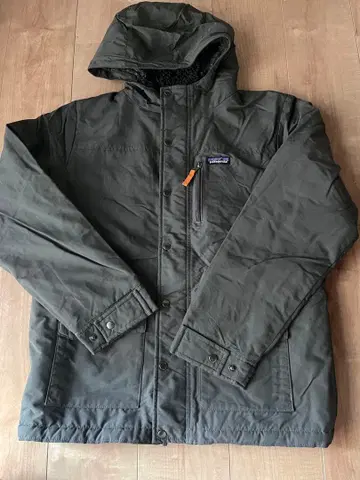 patagonia 후드 부착 자켓 다크 그레이