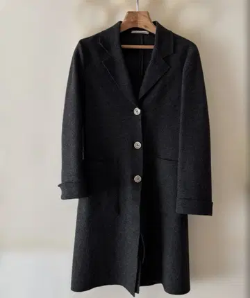 cantarelli 이탈리아제 체스터 코트 40 그레이 캐시미어 혼방