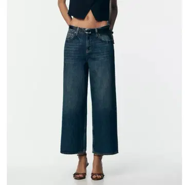 ZARA 하이웨스트 큐롯 벨트 포함 32