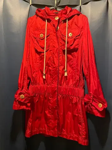 중고품 유나이티드 애로우즈 빨간색 후드 부착 자켓 사이즈 40