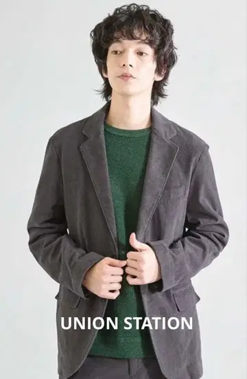 UNION STATION 해링본 코듀로이 자켓 미사용 새상품