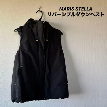 MARISSTELLA 리버서블 다운 베스트 바이컬러 베스트 마리스텔라