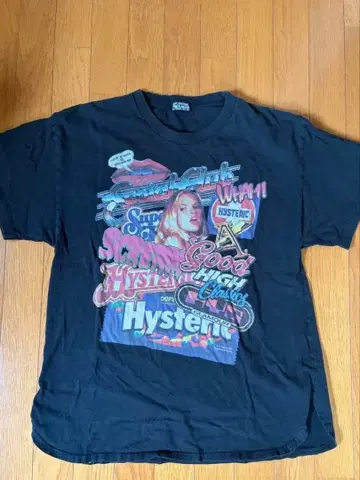 HYSTERIC GLAMOUR 티셔츠 블랙