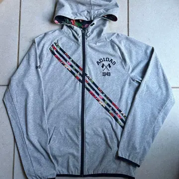 [ 새상품급 ] adidas 후드티 골프웨어 후드티 L 사이즈 그레이