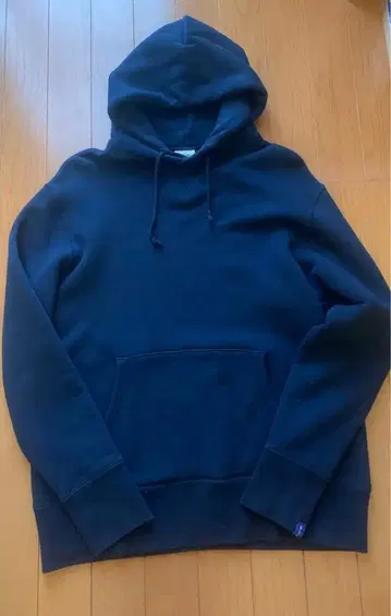 루프 휠러 사이즈 M LW05 원통형 편직 풀오버 네이비 새상품급