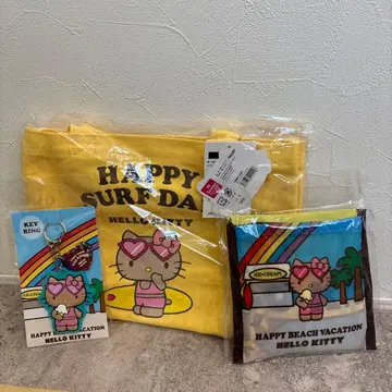 일광화상 키티 에코백 일광화상 키티 토트백 해피 비치 바케이션 세트