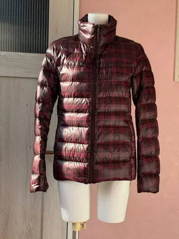 UNIQLO 다운 자켓 타탄 체크