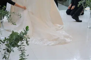 웨딩 베일 롱 베일 브라이덜 3m 자수