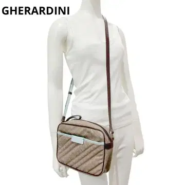 [ 새상품급 ] 게라르디니 소프티 숄더백 퀼팅 샌드 Q6