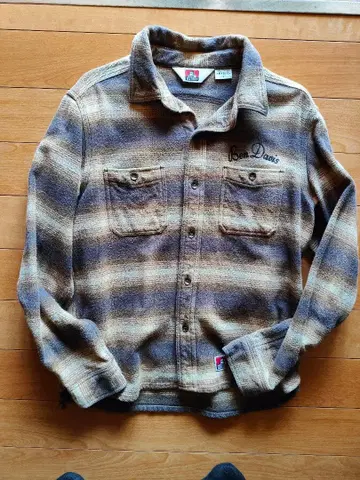 Ben Davis 브라운 계열 플란넬 셔츠