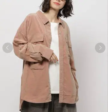 새상품 니코앤드 코듀로이 포켓 셔츠