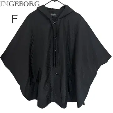 INGEBORG 잉게보그 퀼팅 판초 코트 F