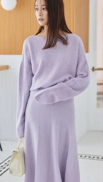 니트 스커트 셋업