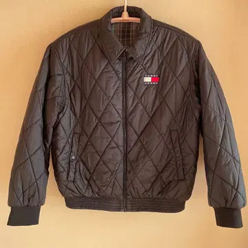 TOMMY JEANS 퀼팅 자켓 리버서블 L