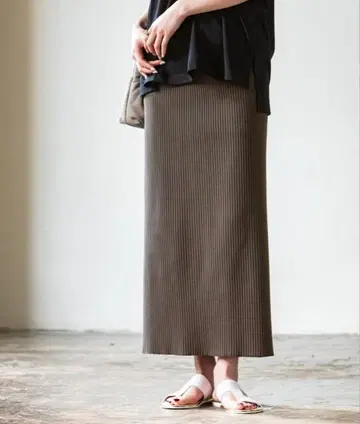 Noble 골지 타이트 스커트 사이즈 36