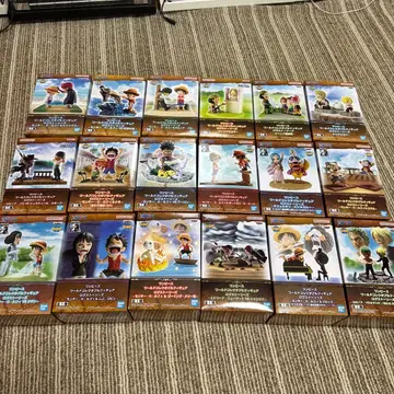 원피스 월드 컬렉션 로그 스토리 18종 세트 빈 박스