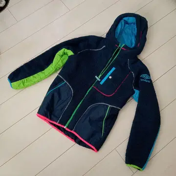 새상품급! [umbro] 제 플리스 자켓 네이비/그린/핑크