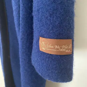 나노 유니버스 후드 부착 프론트 지퍼 네이비 울 코트 사이즈 36