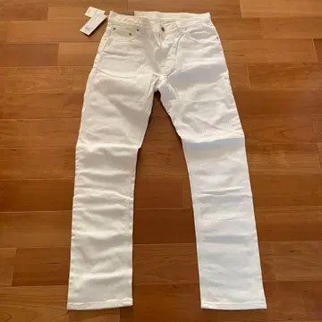 [ 미사용 새상품 ] BEAMS 화이트 데님