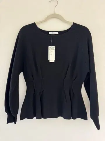 FENNEL 블랙 긴팔 니트