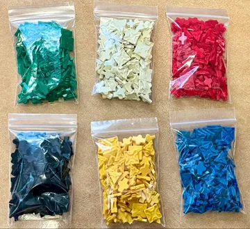 LaQ 부품 세트 6색 묶음 판매 블록 보충용