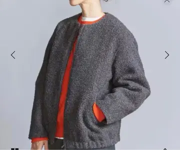 BEAUTY &YOUTH 뷰티 앤 유스 부클레 지퍼 블루종