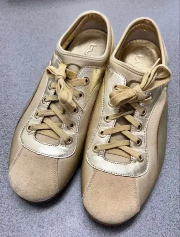 ITALY byblos 골드 스니커즈 사이즈 27.5cm GOLD!