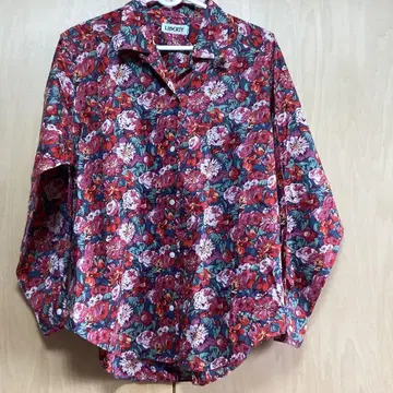 LIBERTY 긴팔 셔츠 꽃무늬 M