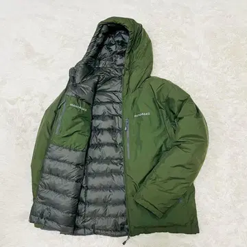 몽벨 콜로라도 후드티 M 그린 x 블랙 리버서블 스태프백 없음